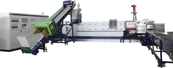 Διπλό στάδιο μονό βίδα εξωτερικός μηχανισμός αυτοματοποιημένου πλύσης με ταινία PE Ηλεκτρική θέρμανση