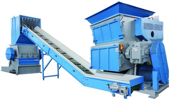PP Jumbo Bag / Lump Plastic Granulator ηλεκτρονικευμένος πλαστικός θραύστης Granulator 800kg/Hr
