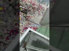 Μηχανή πλύσης μπουκαλιών γάλακτος 500-3000kg/h Μηχανή ανακύκλωσης πλαστικών μπουκαλιών