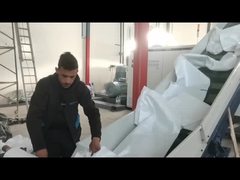 Μηχανή συντρίψεως σωλήνων από ραφία PP και σάκους