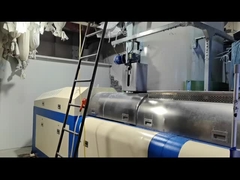 Μηχανή ανακύκλωσης ινών PET και νιφάδων PET με συμπιεστή κοπής